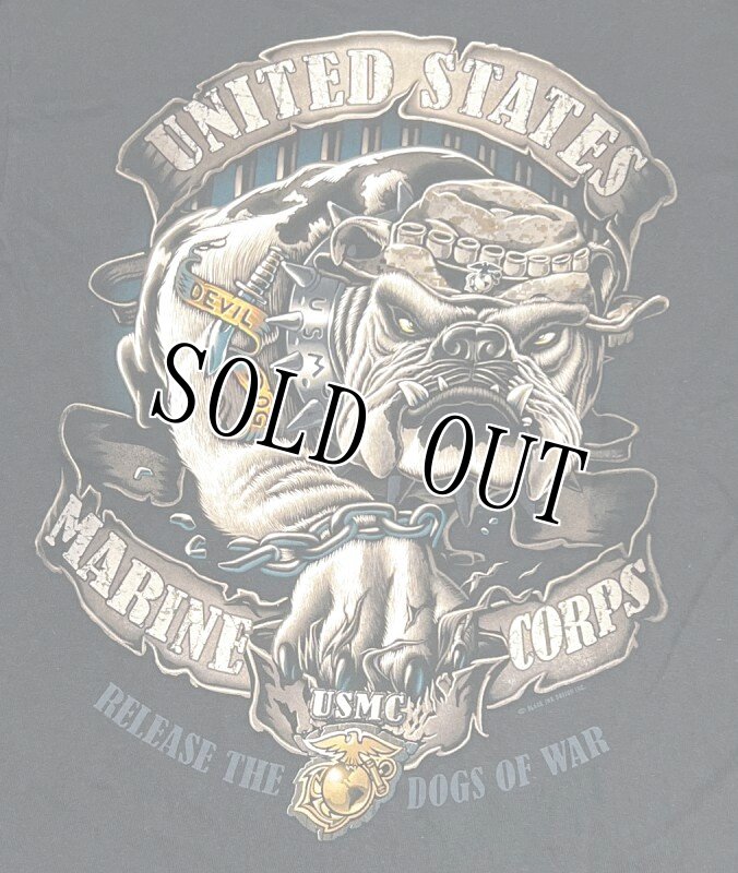 画像2: 米軍放出品　Black Ink Design USMC　 Tシャツ　MEDIUM (2)