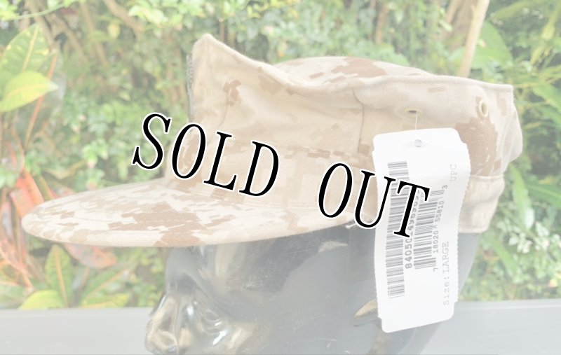 画像2: 米軍海軍実物 US NAVY デザートマーパット キャップ 八角帽 LARGE (2)