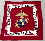 画像1: 米軍放出品　USMC　バンダナ (1)