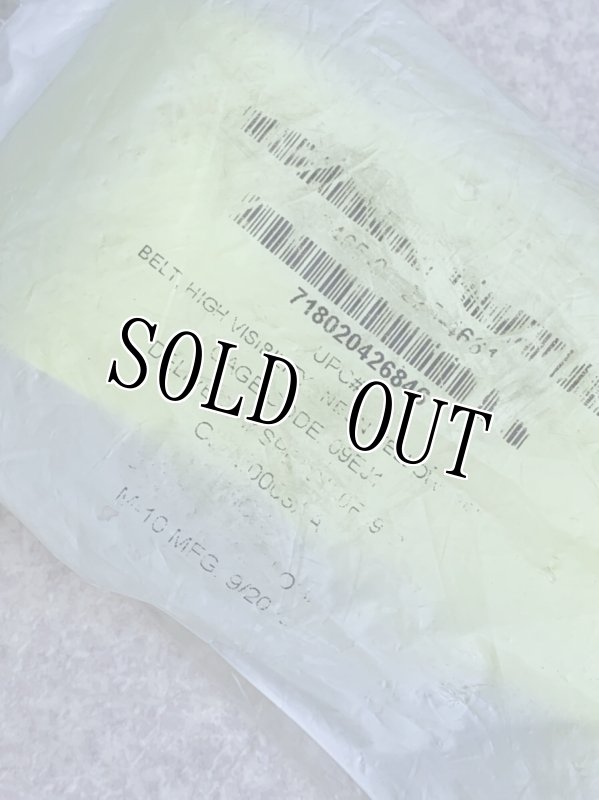 画像3: 米軍実物 反射 リフレクション べルト イエロー (3)