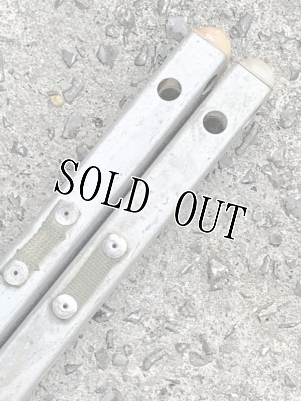 画像3: 米軍実物 野戦ベッド サイドバー 2本 (3)