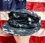 画像1: 米軍実物 　US NAVY CAP　7　7/8　CAP,WORKING,UTILITY,US NAVY (1)