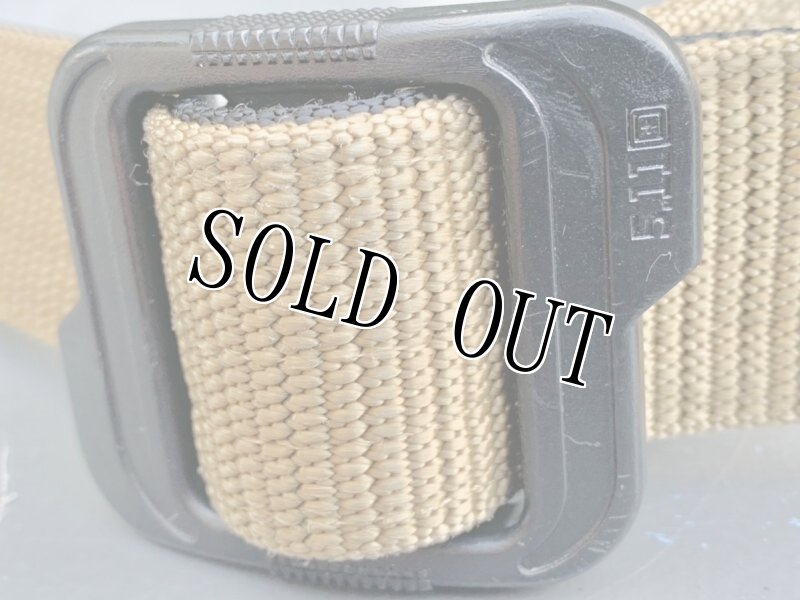 画像3: 米軍放出品 5.11 タクティカル ベルト コヨーテ   (3)