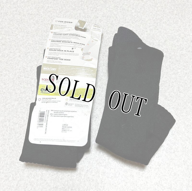 画像2: 米軍放出品 FOX RIVER ブーツソックス 二足セット 9‐11 (2)