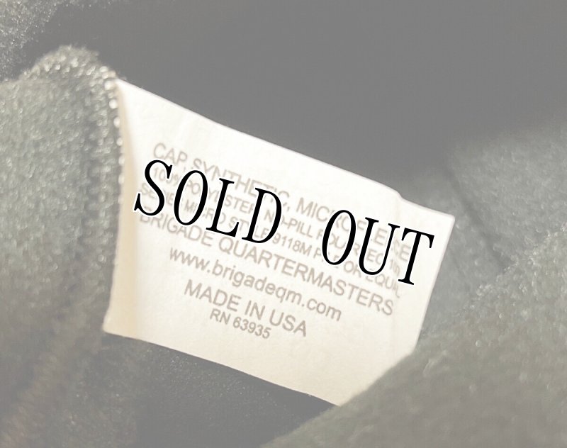 画像4: 米軍放出品　フリースキャップ　BLACK (4)