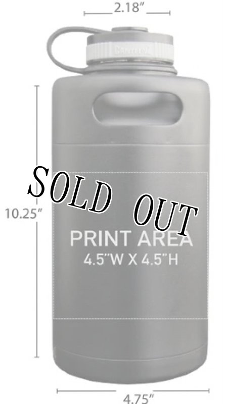 画像8: 米軍放出品 BLACK RIFLE ダブルウォール ステンレス グラウラー 64oz (8)