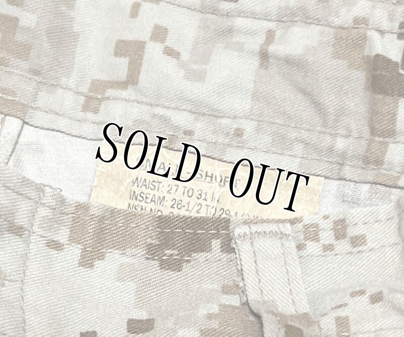 画像6: 米軍実物,USMC,デザートマーパットパンツ S-SHORT (6)