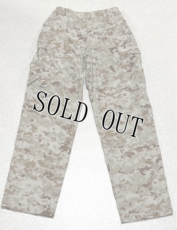 画像1: 米軍実物,USMC,デザートマーパットパンツ　S-SHORT (1)