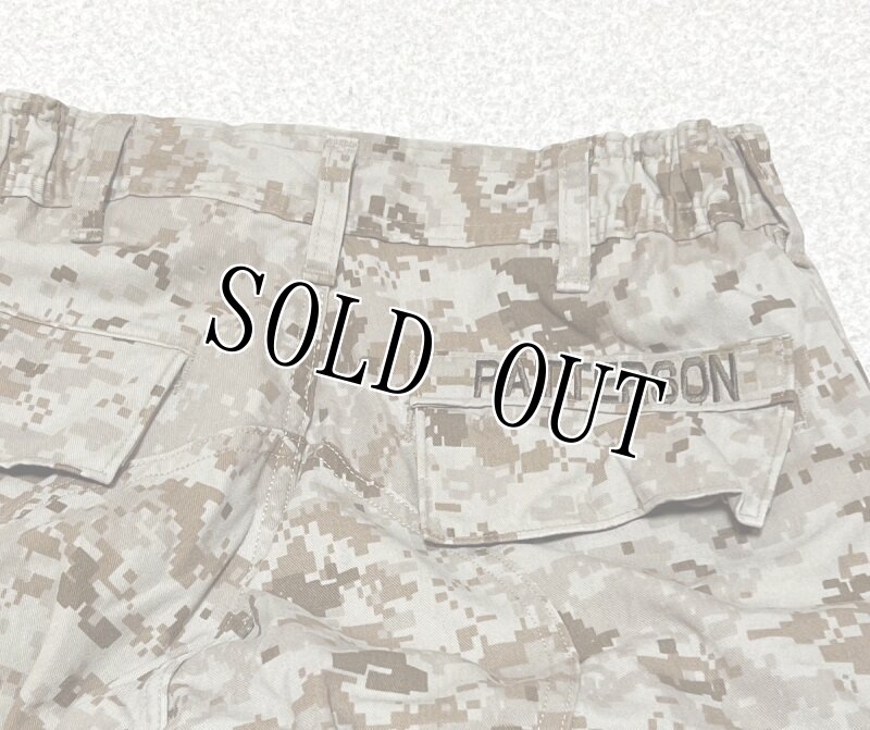 画像3: 米軍実物,USMC,デザートマーパットパンツ S-SHORT (3)