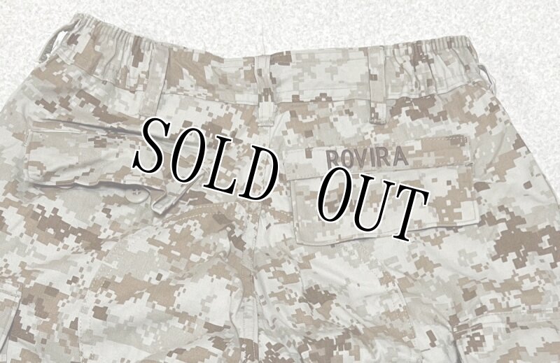 画像3: 米軍実物,USMC,デザートマーパットパンツ　S-SHORT (3)