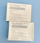 画像1: 米軍実物  FUEL COMPRESSED TRIOXANE RATION HEATING   固形燃料/着火材 2個セット (1)