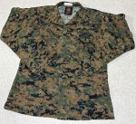 画像1: 米軍実物,USMC　ウッドマーパットジャケット　32-SHORT (1)