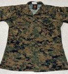 画像2: 米軍実物,USMC　ウッドマーパットジャケット　32-SHORT (2)