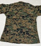 画像4: 米軍実物,USMC　ウッドマーパットジャケット　32-SHORT (4)