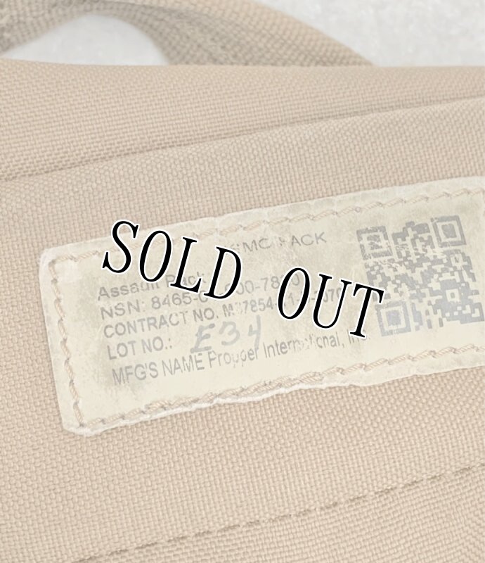 画像12: 海兵隊実物 USMC PACK  FILBE アサルトパック コヨーテ (12)