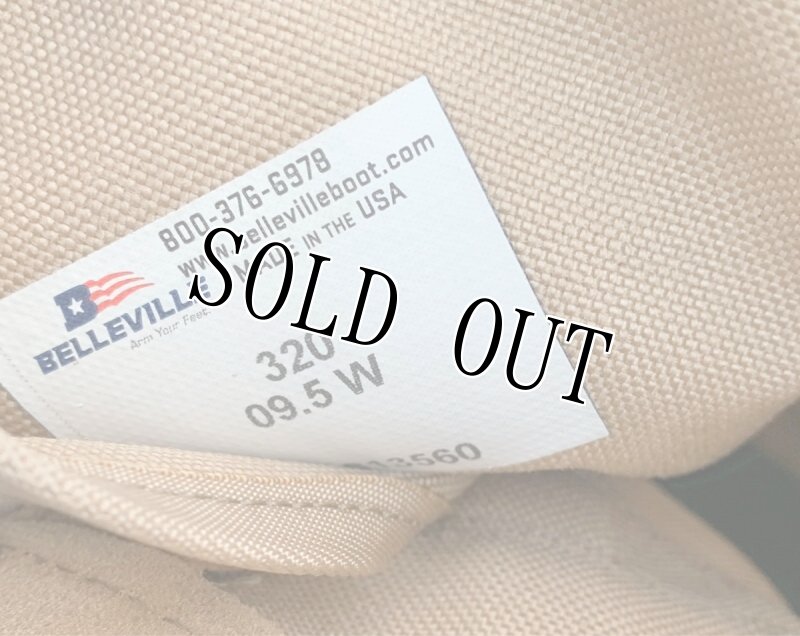 画像11: 米陸軍実物 新型 BELLEVILLE 320 ONE XERO  ウルトラ ライト アサルト ブーツ 9.5 W (11)