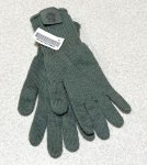 画像1: 米軍実物 GLOVE INSERT TYPEIICLASS2　軍手　グレー　MEDIUM (1)