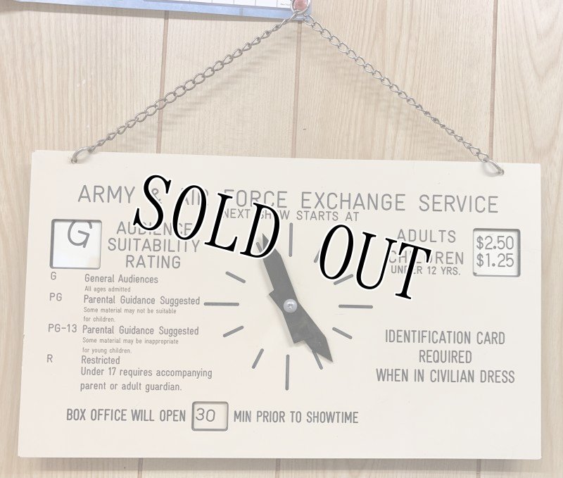 画像17: 米軍放出品 アンティーク シアター サインボード (17)