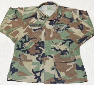 □米軍BDUコンバットジャケット・ウッドランドカモフラージュ