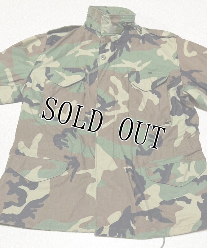 画像2: 米軍実物  M-65フィールドジャケット L-REGULAR ウッドランド (2)