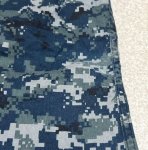 画像4: 米軍実物　US NAVY,SECURITY FORCES　迷彩ジャケット　M-X LONG (4)