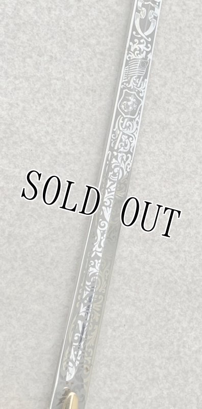 画像11: 米海兵隊実物 UNITED STATES MARINES    式典用 サーベル USMC 士官用 OFFICERS 模造刀 (11)