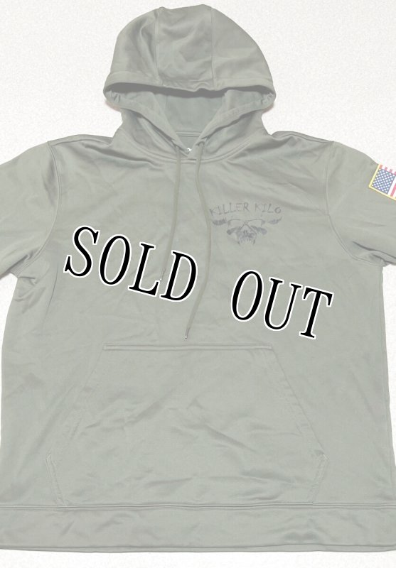 画像2: 米軍放出品 KILLER KILO ODパーカー MEDIUM (2)