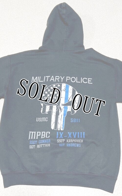 画像4: 米軍放出品 USMC MILITARY POLICE スウェットパーカー MEDIUM (4)