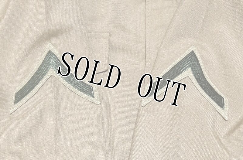 画像2: 米軍放出品,USMC　サービスドレスシャツ　16×34 (2)