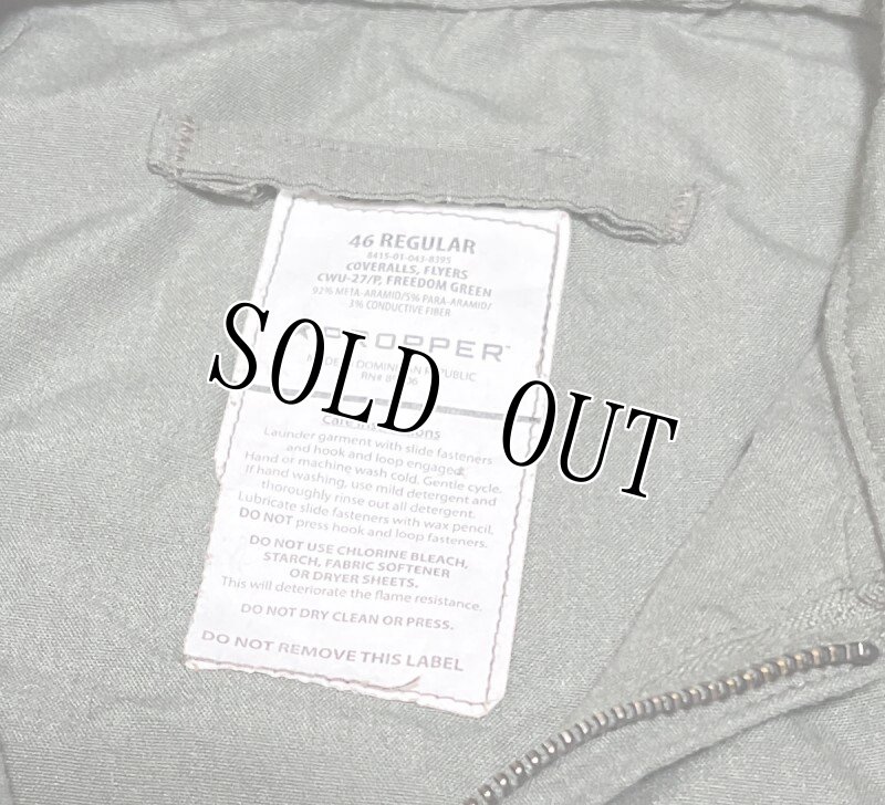 画像3: 米軍放出品 PROPPER CWU27/P フライトスーツ 46R (3)