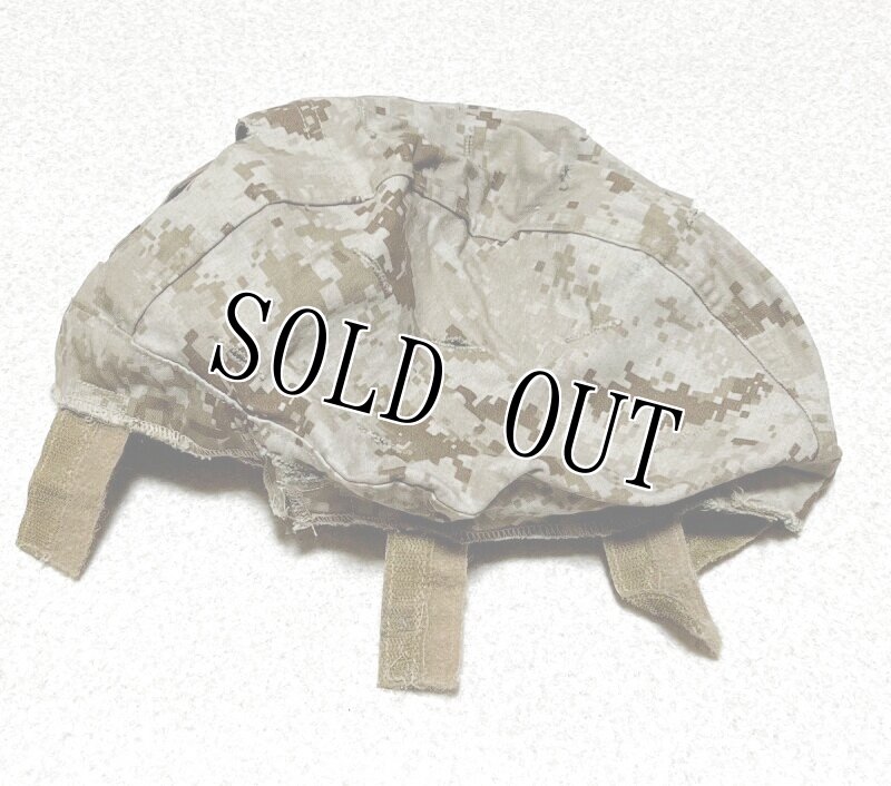 画像2: 希少‼︎米軍海兵隊実物 USMC  LWH ライトウェイトヘルメット　 ウッドランドマーパット・デザート　リバーシブルヘルメットカバー (2)