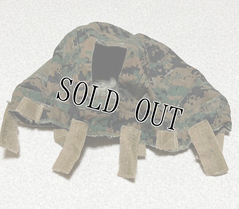 画像5: 希少‼︎米軍海兵隊実物 USMC  LWH ライトウェイトヘルメット　 ウッドランドマーパット・デザート　リバーシブルヘルメットカバー (5)