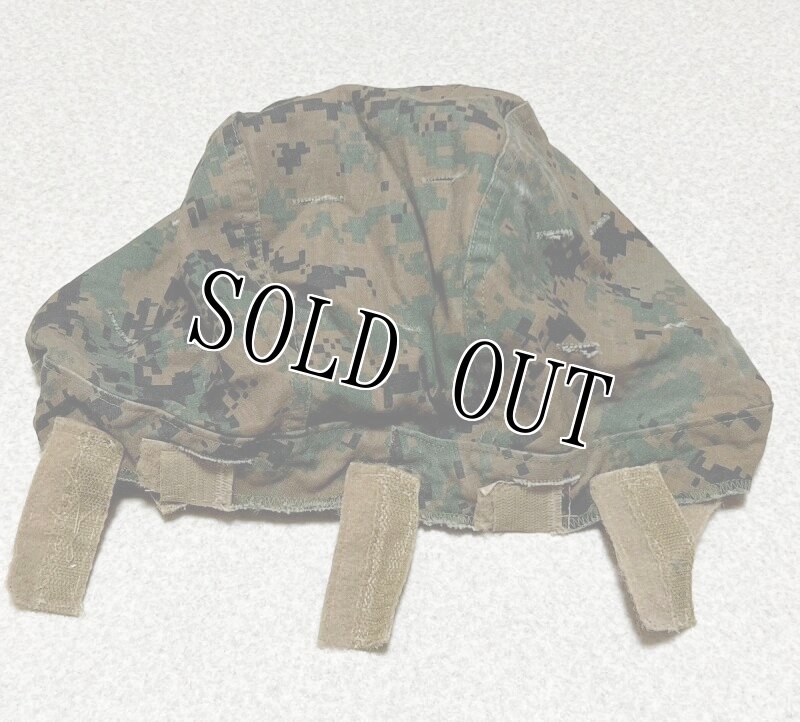 画像6: 希少‼︎米軍海兵隊実物 USMC  LWH ライトウェイトヘルメット　 ウッドランドマーパット・デザート　リバーシブルヘルメットカバー (6)