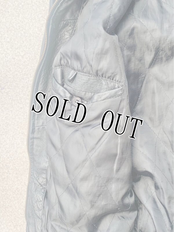 画像13: 米軍放出品 US MARINES レザー ジャケット (13)