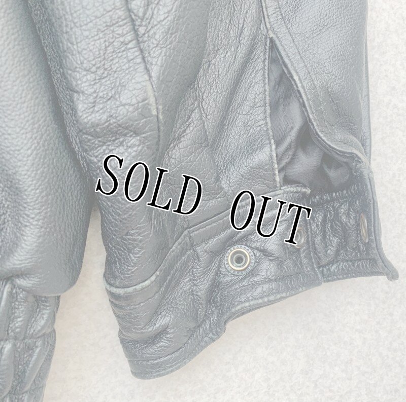 画像9: 米軍放出品 US MARINES レザー ジャケット (9)