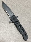 画像1: 米軍放出品　CRKT M16-14SFG  SPECIAL FORCES ブラック タントー ナイフツール  (1)