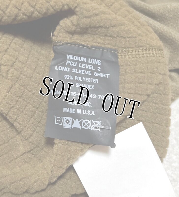画像4: 米軍放出品,USMC 特殊部隊支給,PCU LEVEL 2　ロングスリーブシャツ　M-L (4)