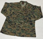 画像1: 米軍実物,USMC　ウッドマーパットジャケット　L-REGULAR (1)