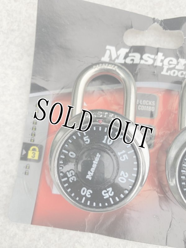 画像3: 米軍放出品 Master Lock マスターロック ダイヤル式南京錠 1500T 2個セット (3)