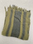画像3: 米軍放出品 OD スカーフ アフガンストール ターバン ガズデンスネーク (3)