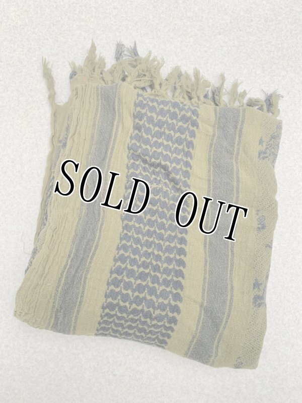 画像3: 米軍放出品 OD スカーフ アフガンストール ターバン ガズデンスネーク (3)