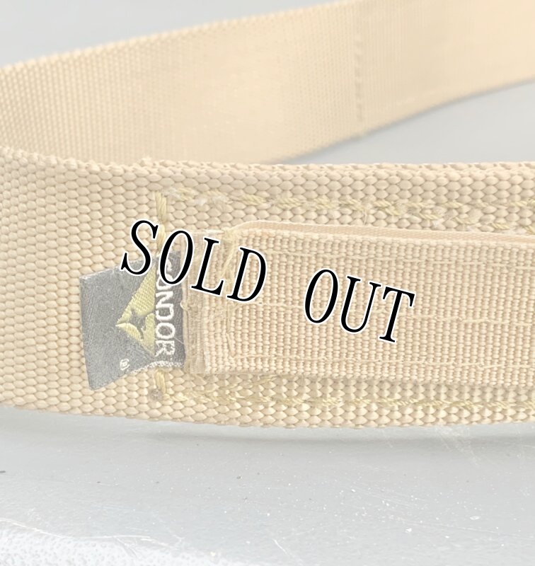 画像6: 米軍放出品 CONDOR リガー ベルト TAN M/L (6)