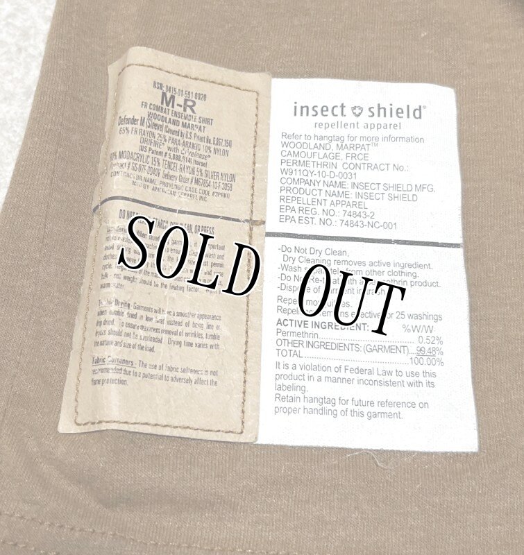 画像4: 米軍実物　FROG　ウドランドマーパットコンバットシャツ　M-REGULAR (4)