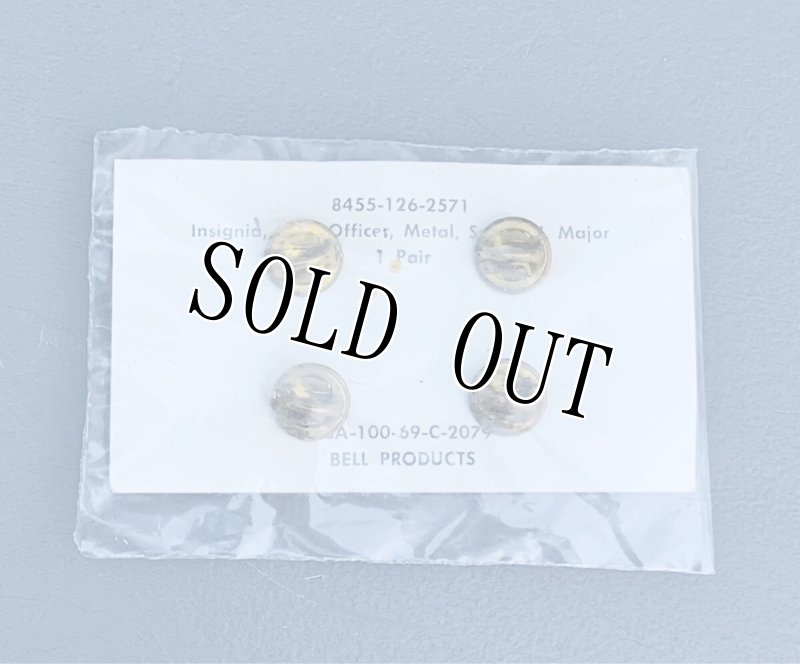 画像2: 米軍実物 Insignia.Rank Officer.Metal.Subdued.Major (2)