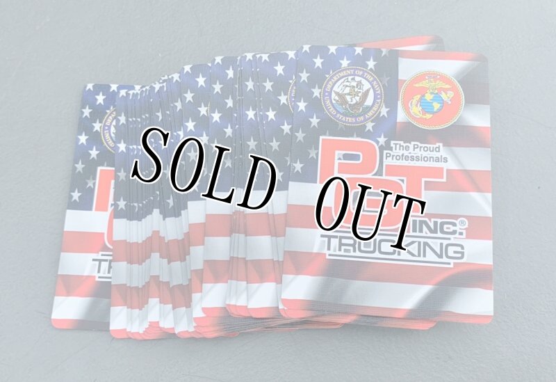 画像4: 米軍放出品 PGT Trucking, Inc PLAYNG カード トランプ  (4)