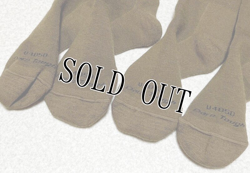 画像2: 海兵隊実物 ブーツ ソックス コヨーテ SMALL 2P (2)