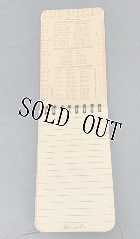 画像3: 米軍実物 Rite In the Rain 防水タクティカル ノートブック (3)