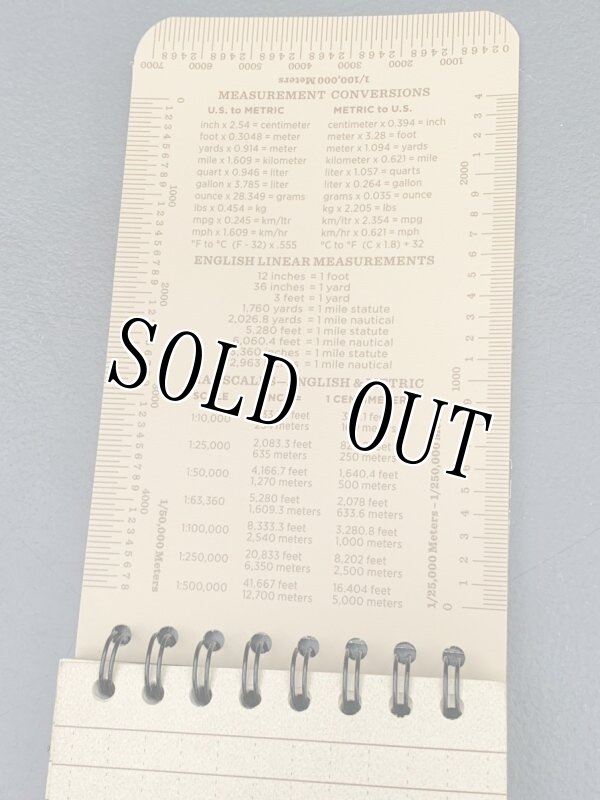 画像2: 米軍実物 Rite In the Rain 防水タクティカル ノートブック (2)