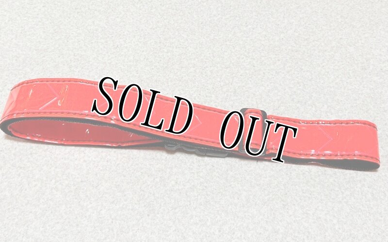 画像2: 米軍実物,反射　リフレクションべルト　レッド (2)