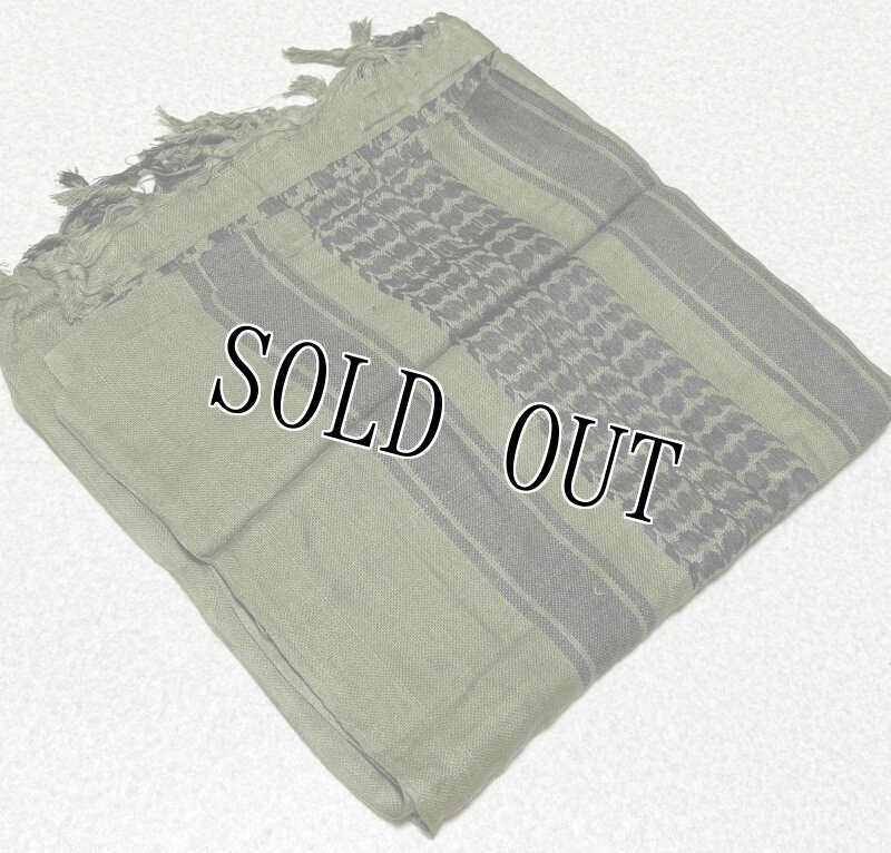 画像2: 米軍放出品 CAMCON  SHEMAGHS OD スカーフ アフガンストール ターバン  (2)